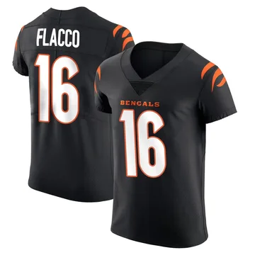 Men's Joe Flacco Cincinnati Bengals Elite Black Team Color Vapor Untouchable Jersey